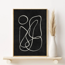 Abstract Bohemian Wall Art Poster Aesthetic Canvas Painting Posters and Prints Wall Art Picture For Living Room Decoration
