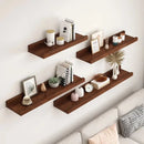 Wooden Floating Shelf Wall Mounted U-shaped Shelf Display Stand For Living Room Bathroom Kitchen Organizer Storage Rack
