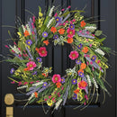 Spring Flower Garland Wreath: -Elegant Home Decor For A Fresh Look For Festival,home Decoration Outdoor Decoration