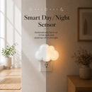 Cloud Shaped LED Nightlight with Light Sensor Plug in Automatic on Off Lamp for Children Room Hallway Stairway