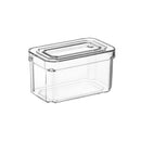 New Refrigerator Organizer Bin Stackable Fridge Food Storage Box With Handle Clear Plastic Pantry Food Freezer Organizer Tool