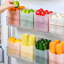 Refrigerator Food Storage Box Fruit Vegetable Fresh-keeping Box Refrigerator Side Door Container Drawers Rack Kitchen Supplies