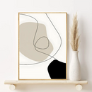 Abstract Bohemian Wall Art Poster Aesthetic Canvas Painting Posters and Prints Wall Art Picture For Living Room Decoration