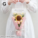1Pcs Rose Sunflower Artificial Flowers Bouquet For Woman Girlfriend Gifts Valentine's Day Decoration Mother's Day Gifts Ornament