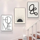 Abstract Bohemian Wall Art Poster Aesthetic Canvas Painting Posters and Prints Wall Art Picture For Living Room Decoration