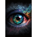 Classic Abstract Wall Art , Eye Features Mural, HD Canvas Print Poster for Home Living Room Bedroom Office Decoration Cuadros
