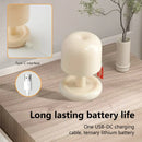 Rechargeable Mushroom Night Light Led Sunset Table Lamp USB Minimalist Desk Bedroom Bar Room Decoration Atmosphere Mood Light