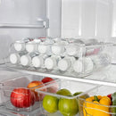 Fridge Storage Bins Soda Can Dispenser Beverage Bottle Rack Refrigerator Pantry Organizer Kitchen Food Storage Container Holder
