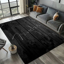 Rock Roll Rug Instrument Themed Carpet, 3D Fender Mat Plush Pile, Non-Slip Music Decor for Sofa Area Studio Bedroom Decor