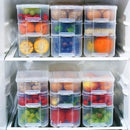 Kitchen Fridge Freezer Space Organizer Refrigerator Storage Rack Shelf Holder Drawer Multi-layer Food Storage Box
