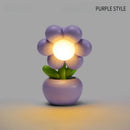 LED Floral Mini Night Light For Bedroom Desk Mini Deco Table Lamp Children's Room Gift Creative Decoration Night Lamps