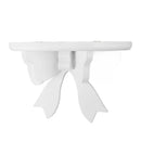 Bookshelf Wood Wooden Floating Shelves White 20x10x13cm Wall Mounted Shelf Bow Butterfly Semicircle Wall Shelf Bracket Kitchen